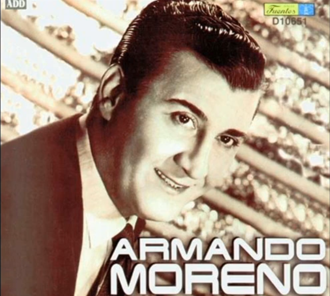 El cantante argentino Armando Moreno es intérprete del vals titulado Con tu mirar.