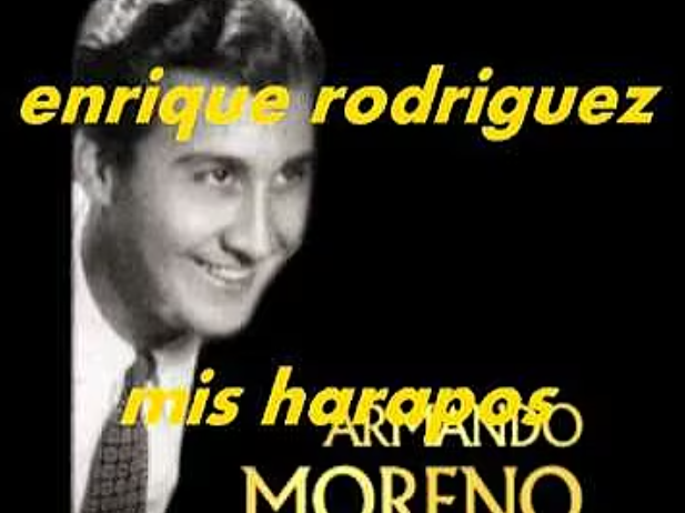 El cantante argentino Armando Moreno, intérprete de la canción titulada Mis harapos.