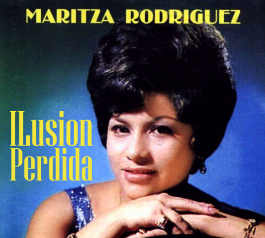 La cantante peruana Maritza Rodríguez, intérprete del vals titulado Ilusión perdida.