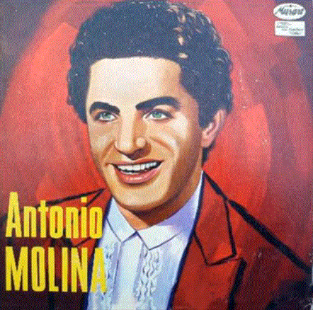 Retrato del cantante español Antonio Molina, intérprete de la canción titulada La hija de Juan Simón.
