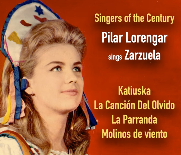 La soprano Pilar Lorengar canta Niñas que a vender flores vais a Granada.