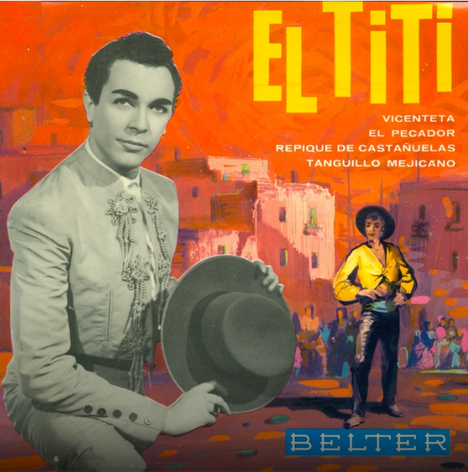El cantante Rafael Conde El Titi en una imagen usada para ilustrar la letra de su canción titulada El mambo de los besos.