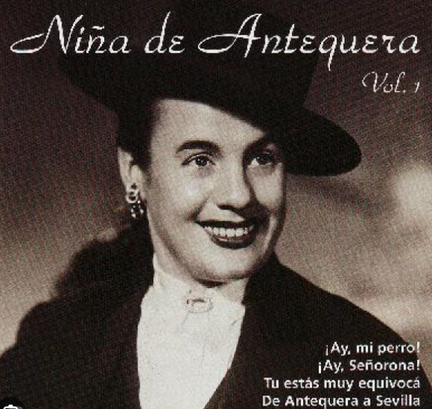 Imagen de la Niña de la Puebla usada para ilustrar la letra de su canción titulada Desagradecío.