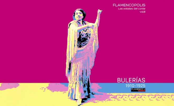 Imagen de la cantaora La Niña de los Peines usada para ilustrar la letra de su canción Esquilones de plata.