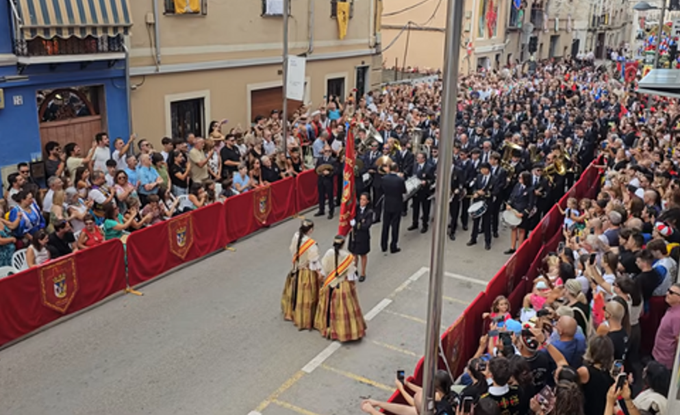 La Entrada de 2025 de las fiestas patronales de la localidad alicantina de Villena.
