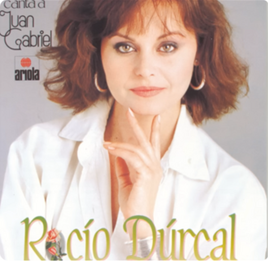 La cantante Rocío Dúrcal, una de las intérpretes de la canción titulada "Amor eterno".