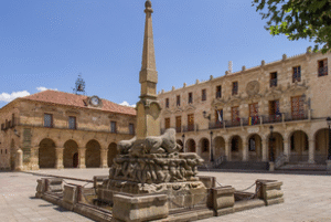 Plaza Mayor de Sorica, la ciudad de la Banda de Dulzainas de Soria.