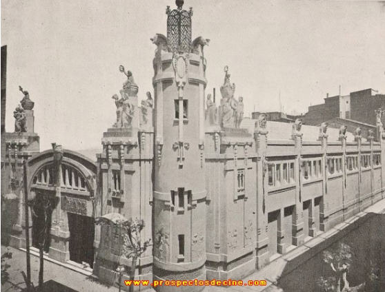 Teatro Lírico de Valencia, construido en 1914 y desaparecido en 1948.