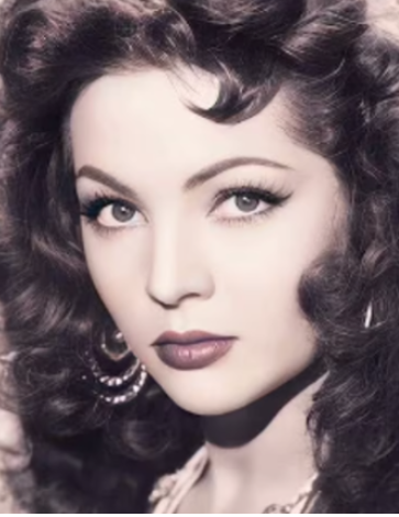 La actriz Sara Montiel, cantante del cuplé titulado Maniquí parisien.