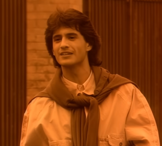 El cantante Sergio Dalma, representante de España en el Festival de Eurovisión de 1991.